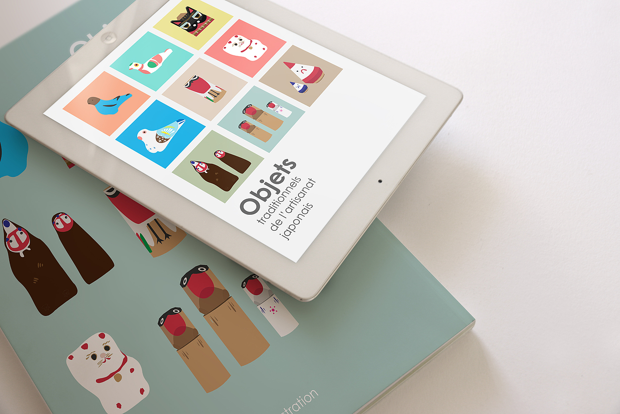 Objets traditionnels de l’artisanat japonais
