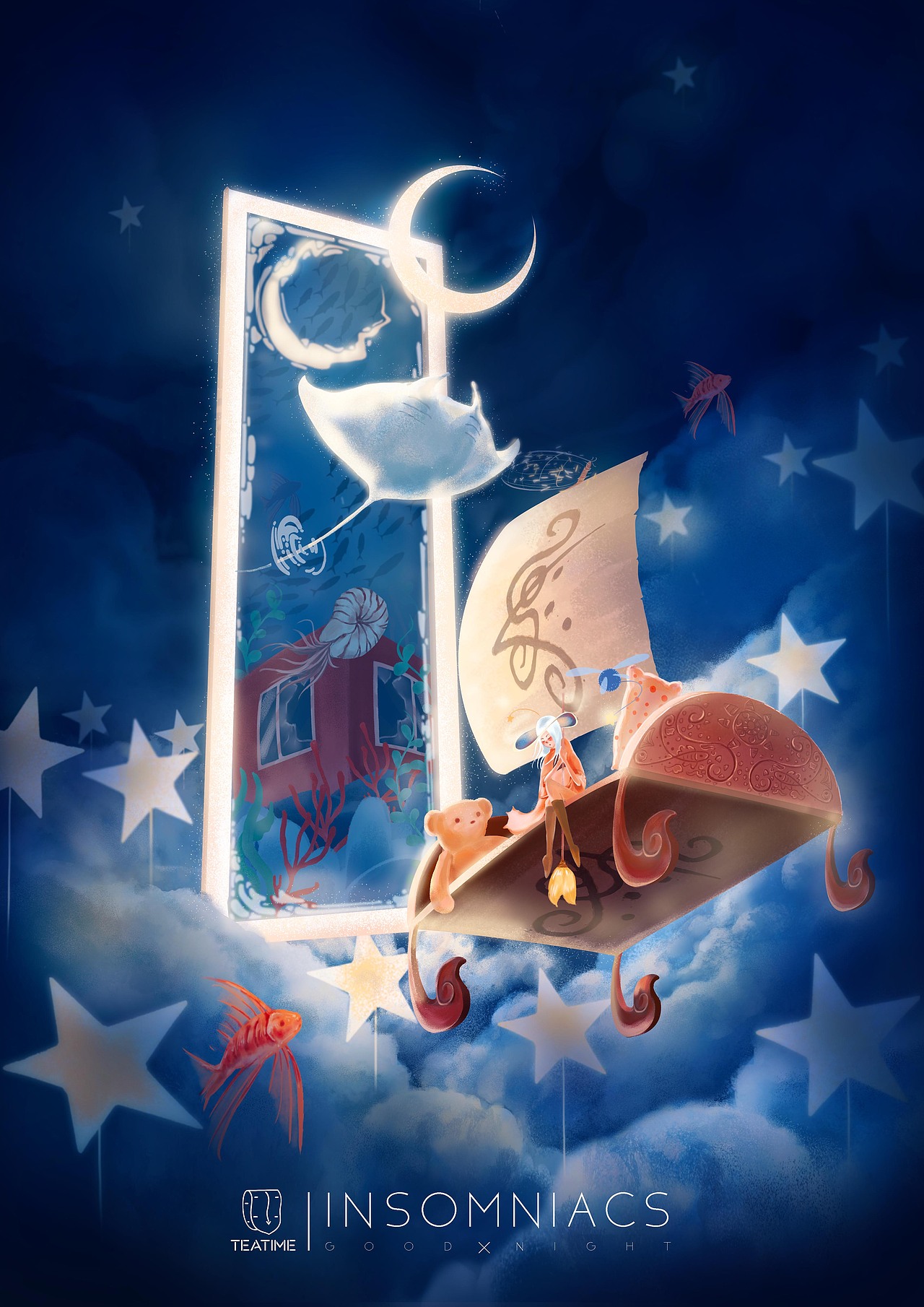 失眠症梦游指南（图ZMTk4OTMzNzU2） - 绘本 - 站酷设计师猫猫岛岛主原创素材 - 站酷ZCOOL