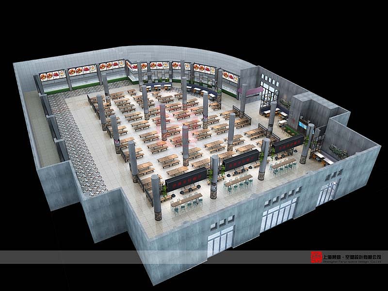 学校餐厅设计,大学餐厅设计,郑州餐厅设计公司,高校餐厅设计