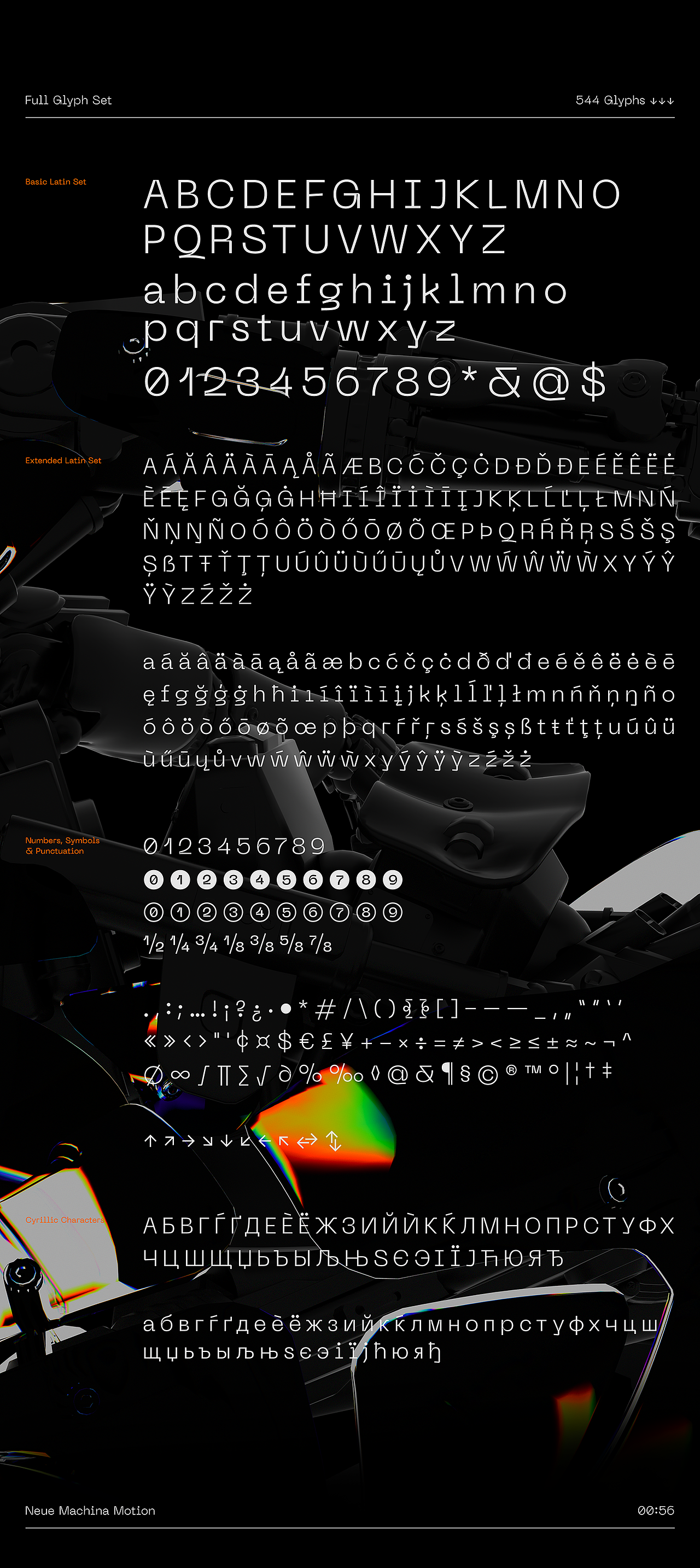 设计分享/ Neue Machina — Free Typeface