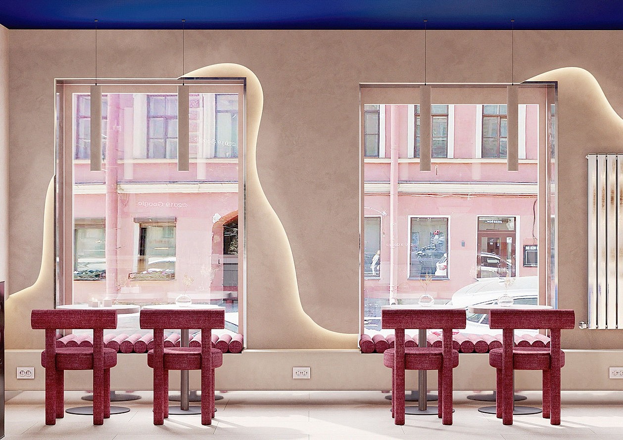 咖啡厅设计案例（图ZMjc1NjAyMDY4） - 商业空间设计 - 站酷设计师效果图设计莉莉原创素材 - 站酷ZCOOL