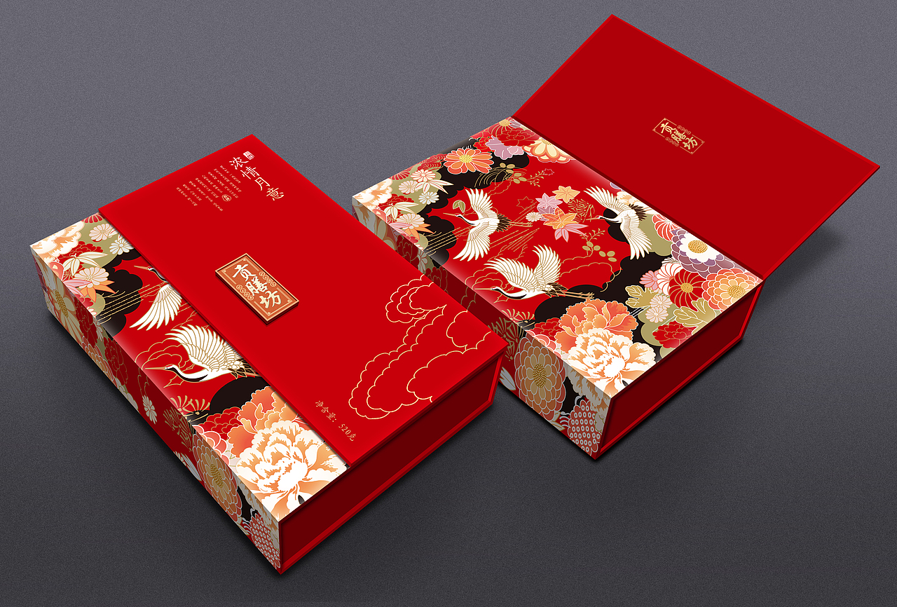 贡膳坊月饼盒设计（图ZMjE1OTEwNzM2） - 包装 - 站酷设计师广州巨灵设计原创素材 - 站酷ZCOOL
