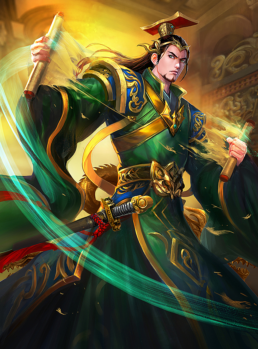 孙权（图ZMTA0NDU5MjYw） - 游戏原画 - 站酷设计师董绍华原创素材 - 站酷ZCOOL