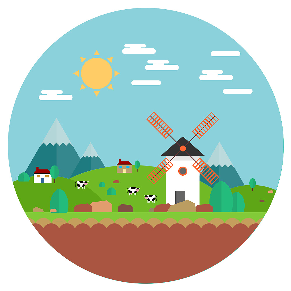 【扁平化设计】幻境