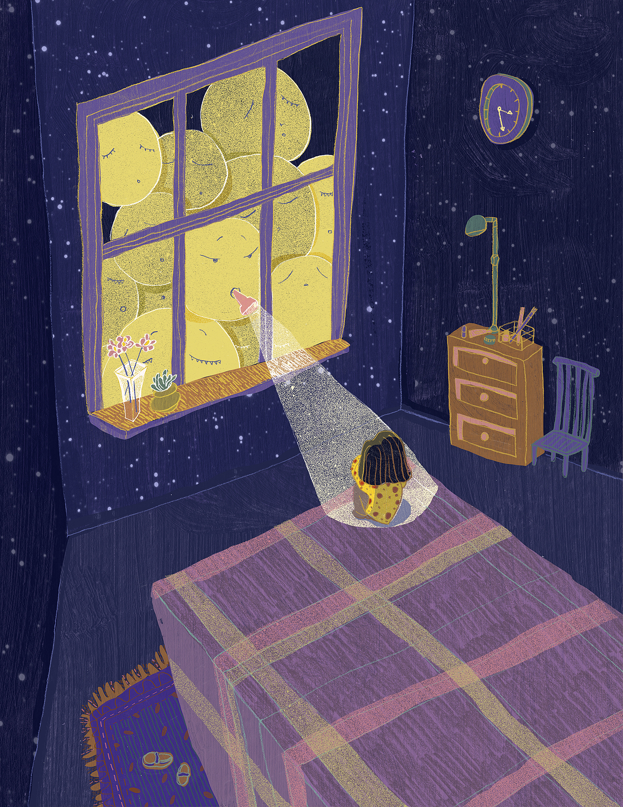 After Midnight（图ZMTMxNjYwNDYw） - 商业插画 - 站酷设计师插画师小洁Alicia原创素材 - 站酷ZCOOL