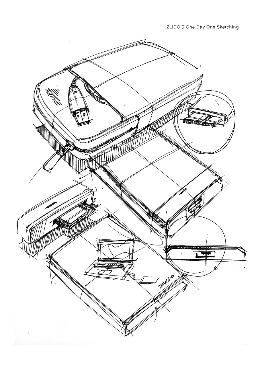 素描作品。/邦陈设计