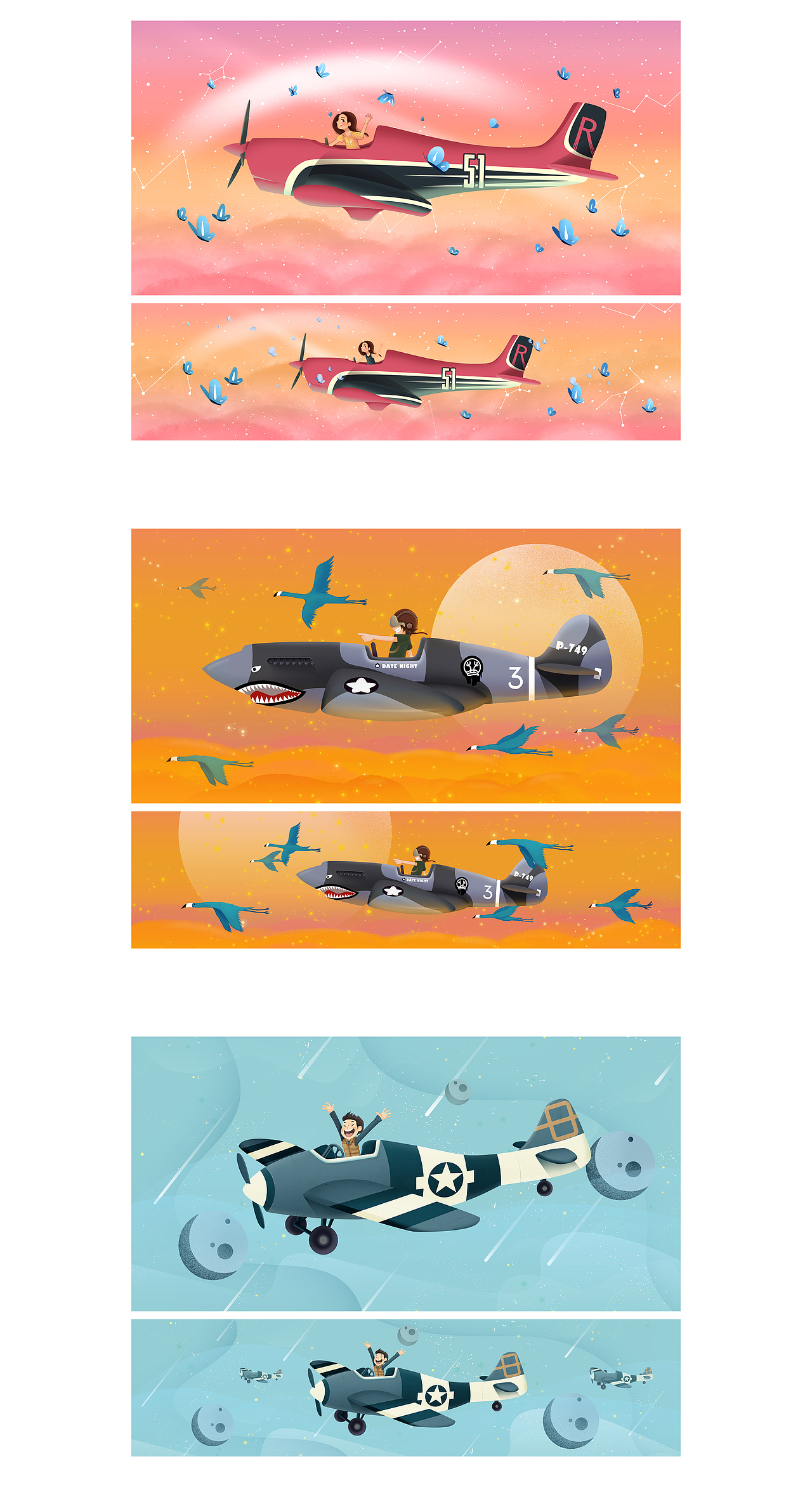 装饰画个人练习（图ZMjI3Njc4MDg0） - 商业插画 - 站酷设计师Hall_s原创素材 - 站酷ZCOOL