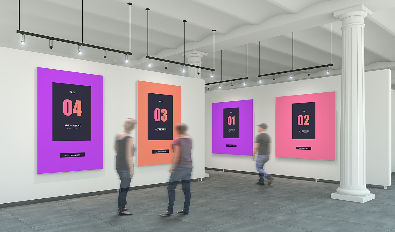 展会海报样机（图ZMjM4MjAyMTc2） - 海报 - 站酷设计师过稿素材原创素材 - 站酷ZCOOL
