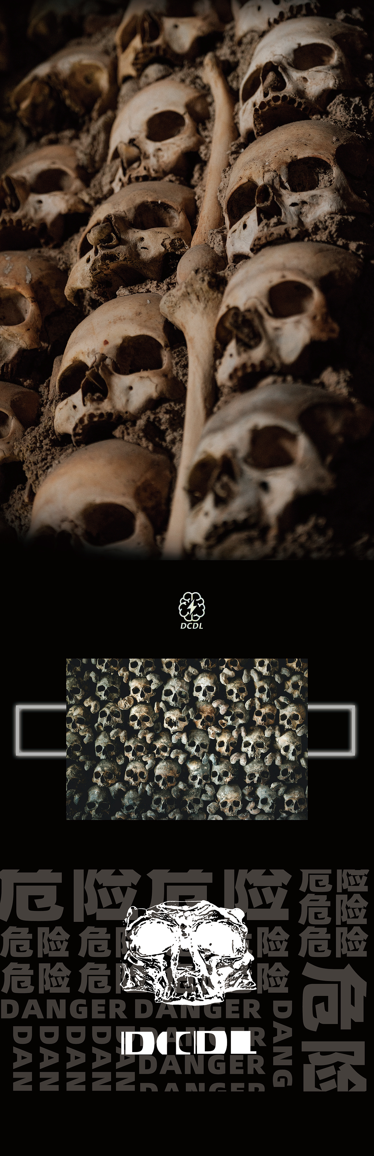 【SKULL】骷髅 暗黑系1300°电镀金属色陶瓷烟灰缸摆件