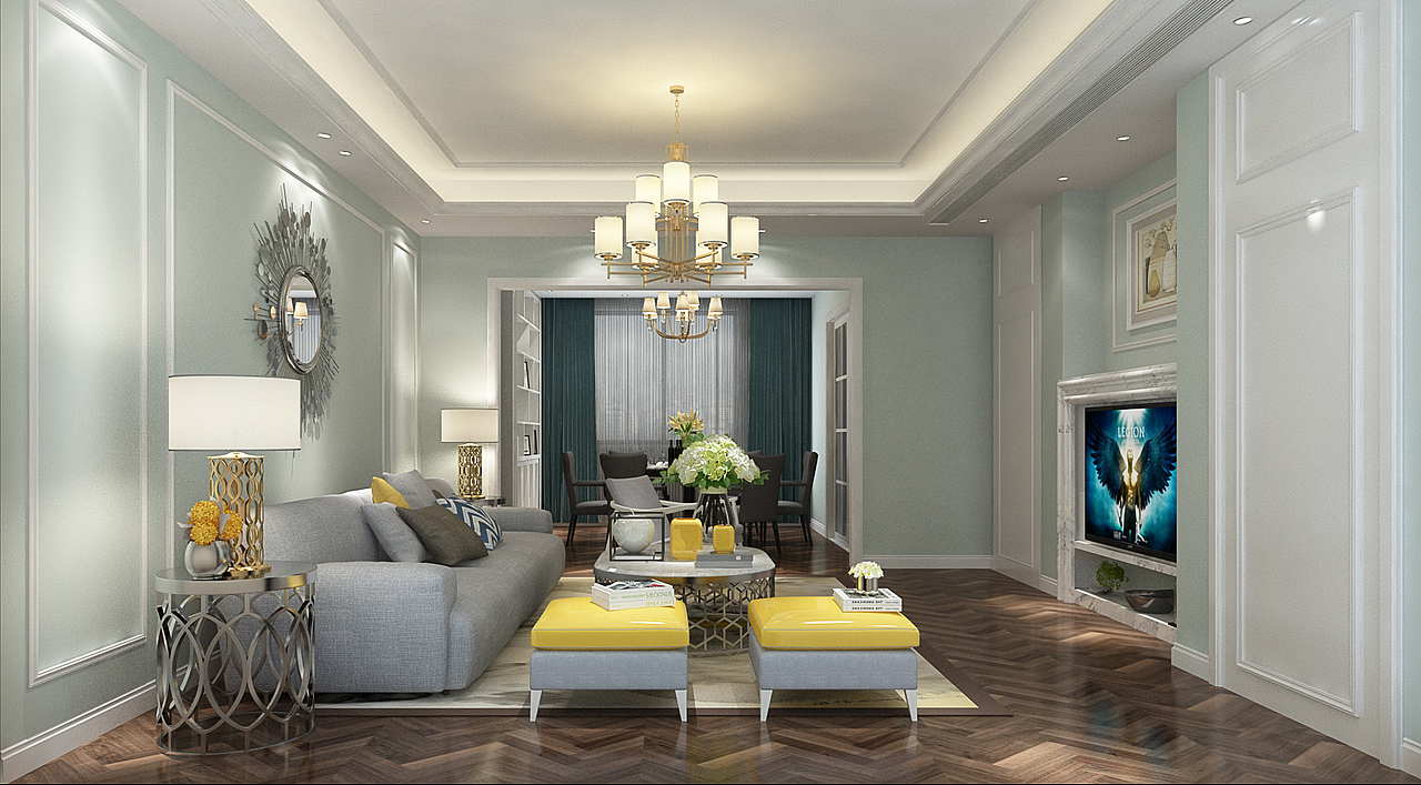 五月之前施工室內(nèi)效果圖（圖ZNDg4ODcxNTY=） - 家裝設(shè)計(jì) - 站酷設(shè)計(jì)師11樓的幻想原創(chuàng)素材 - 站酷ZCOOL