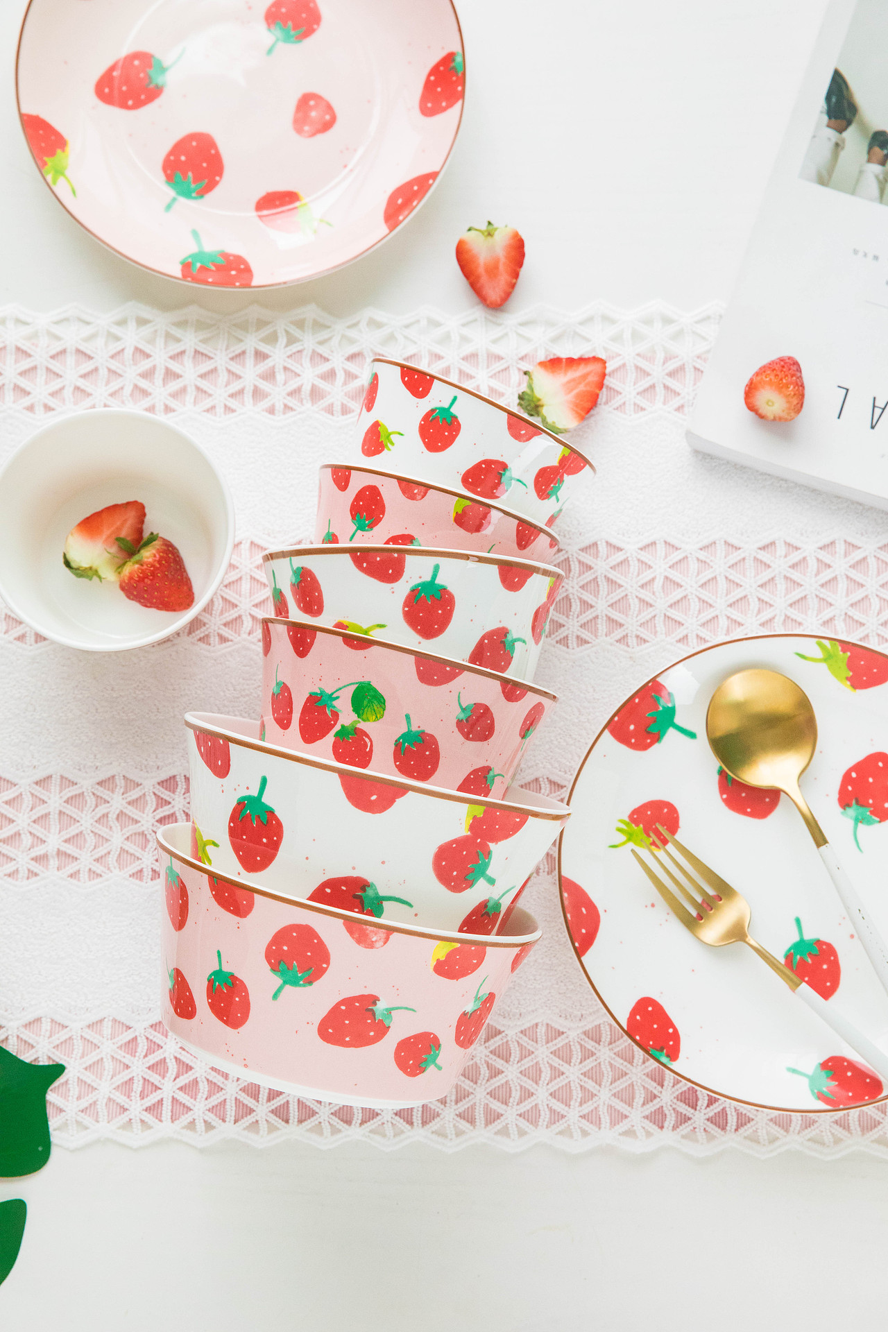 原创手绘设计餐具~ins风~小清新