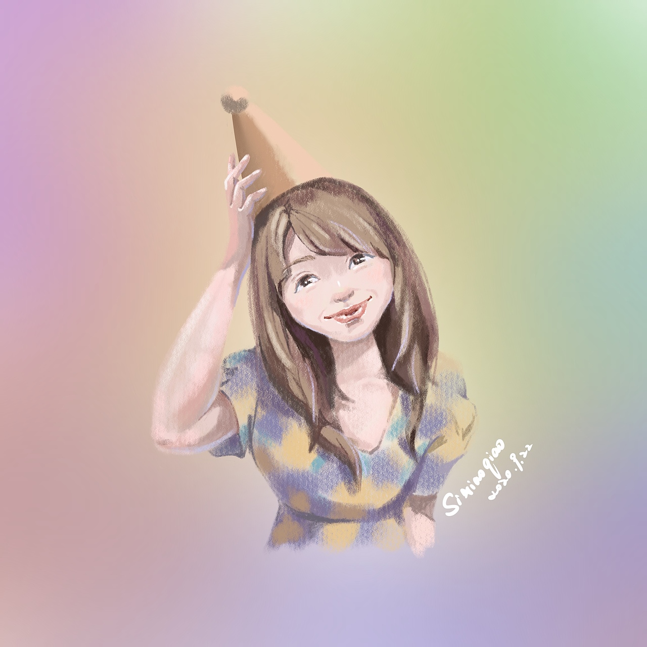 少女系列78魏雪明 | 画给女儿的一组插画(第10篇)《每天和每天不一