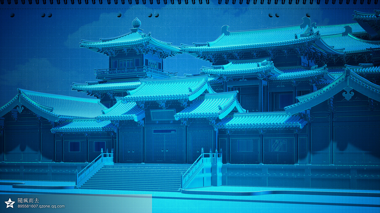 仿唐寺院设计（图ZMTgxMDMxMDIw） - 建筑/空间 - 站酷设计师风道人原创素材 - 站酷ZCOOL