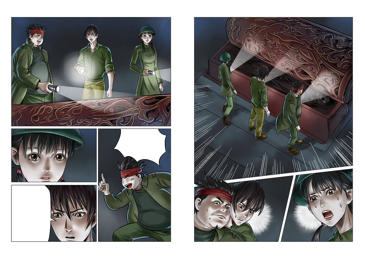 《鬼吹灯》漫画版(图ZODg3Njk2MjA=) - 中/长篇漫画 - 站酷设计师董绍华原创素材 - 站酷ZCOOL