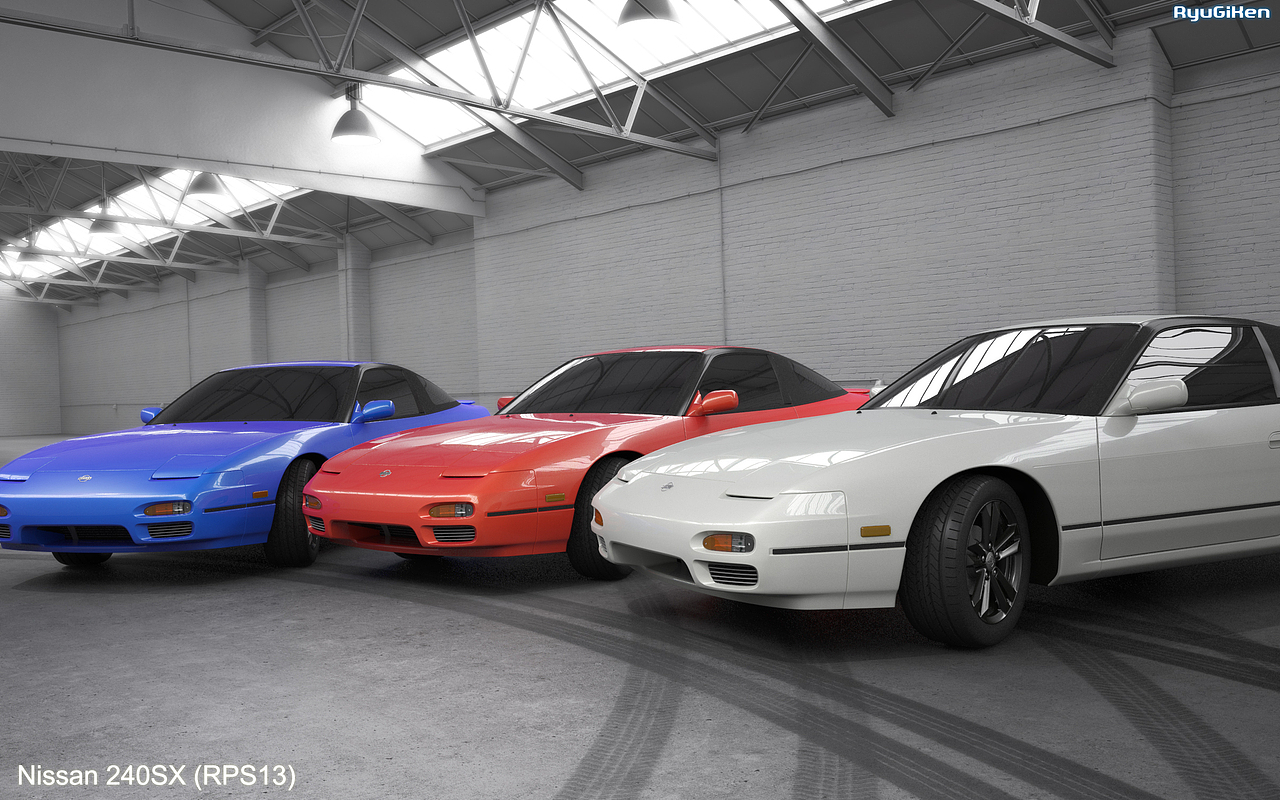 Nissan 180SX/240SX (RPS13)（图ZMTIwMjM2NDky） - 机械/交通 - 站酷设计师RyuGiKen原创素材 - 站酷ZCOOL
