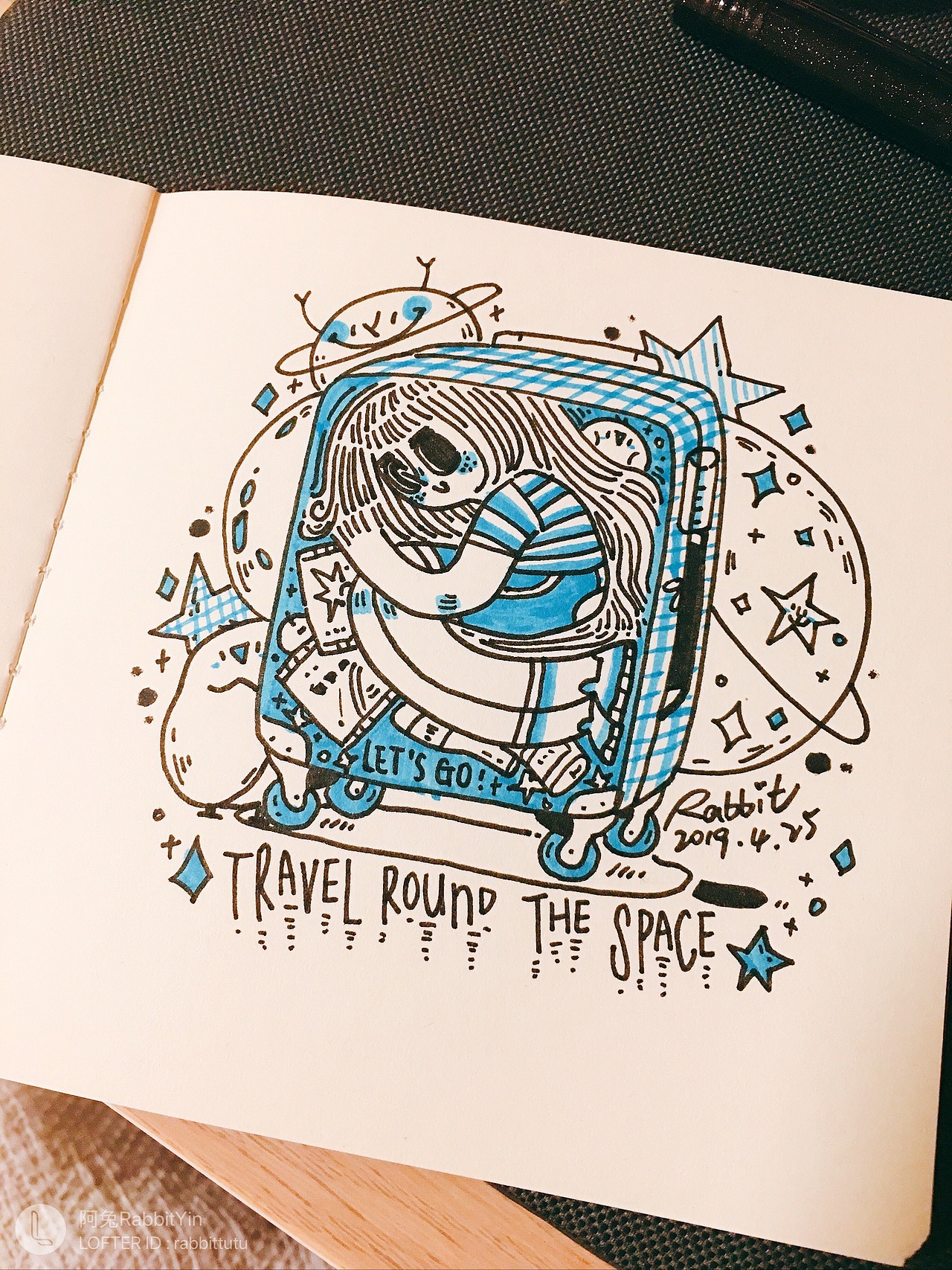 日常涂鸦（图ZMTYwOTAzMjIw） - 新锐潮流插画 - 站酷设计师阿兔RabbitYin原创素材 - 站酷ZCOOL