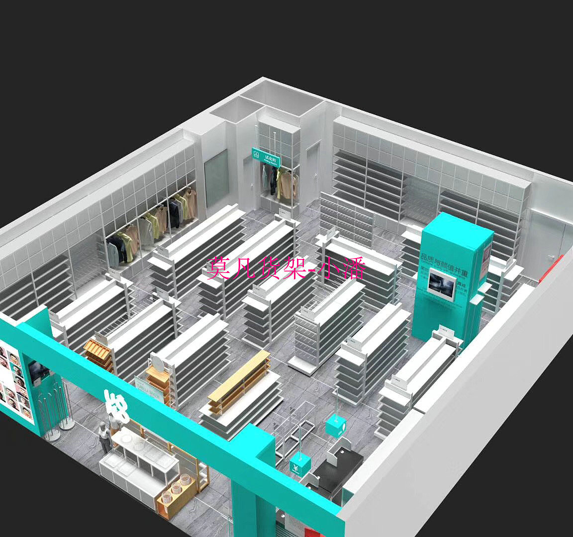 zara的店面设计以简洁为主理念追求是简洁且美观