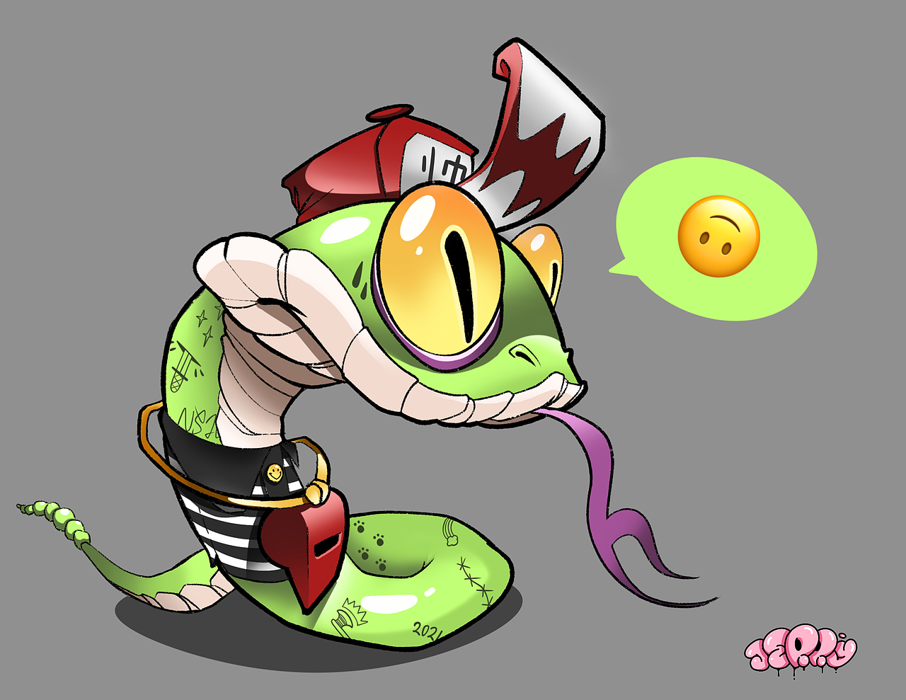 小青蛇🐍（图ZMjY2MjQ1MTA0） - 绘画 - 站酷设计师正一琴绣原创素材 - 站酷ZCOOL