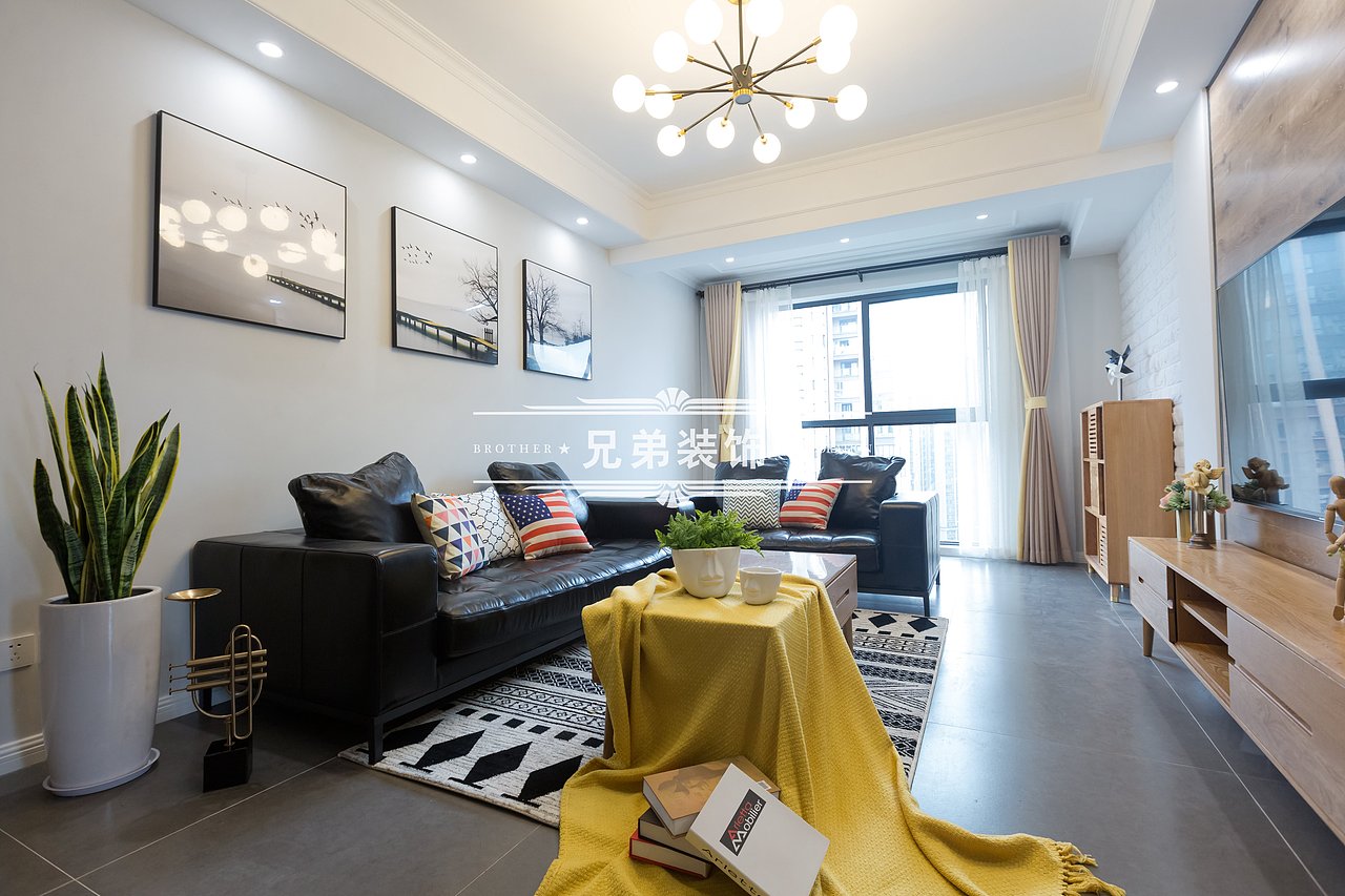 保利江上明珠装修完工实景图|兄弟装饰全案设计江北店