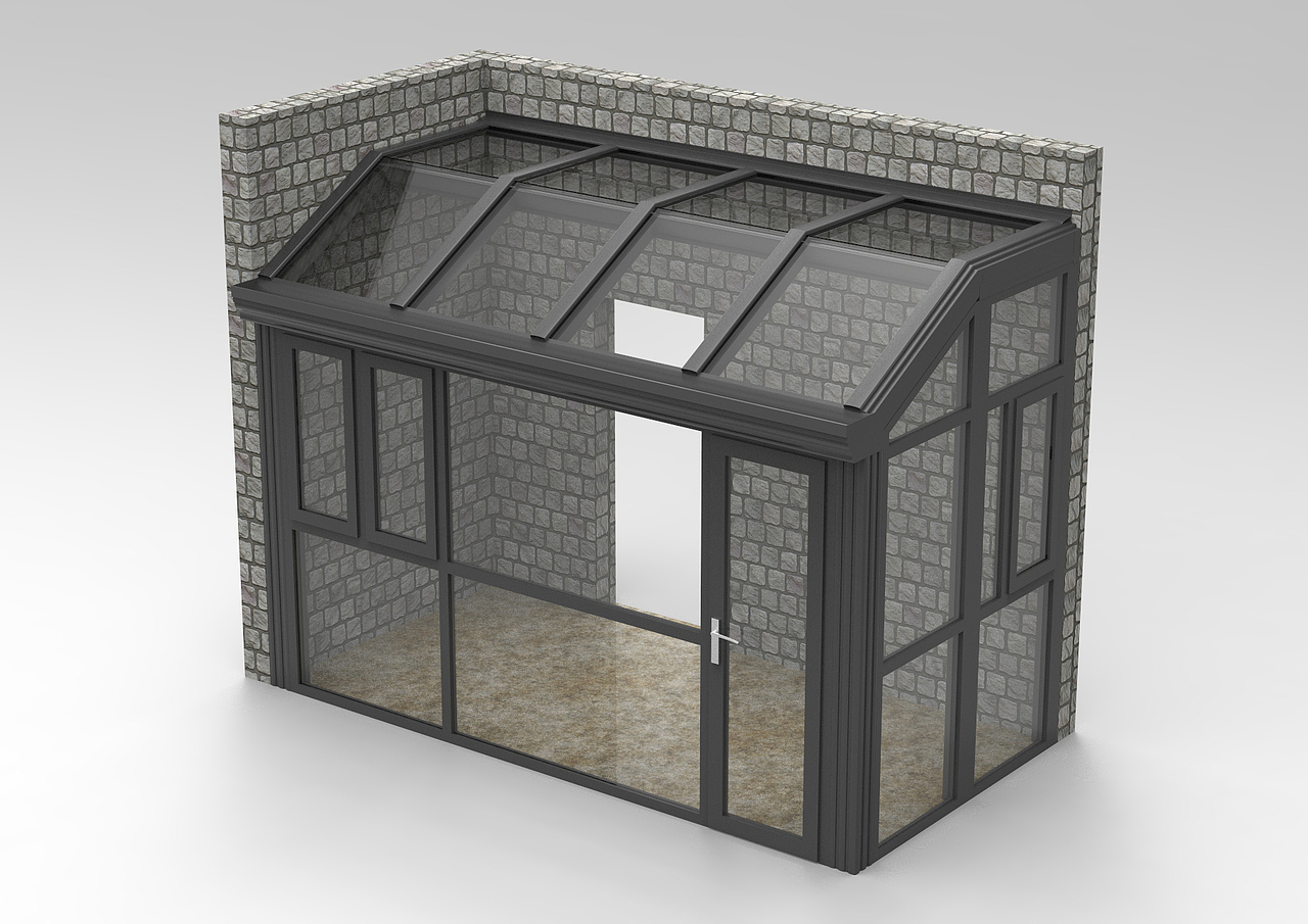 阳光房造型示意图