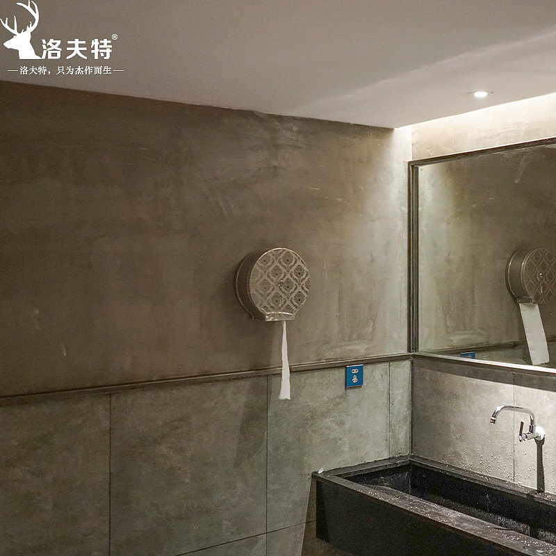 仿清水混凝土融合戏曲中脸谱的元素,充满了中国文化的