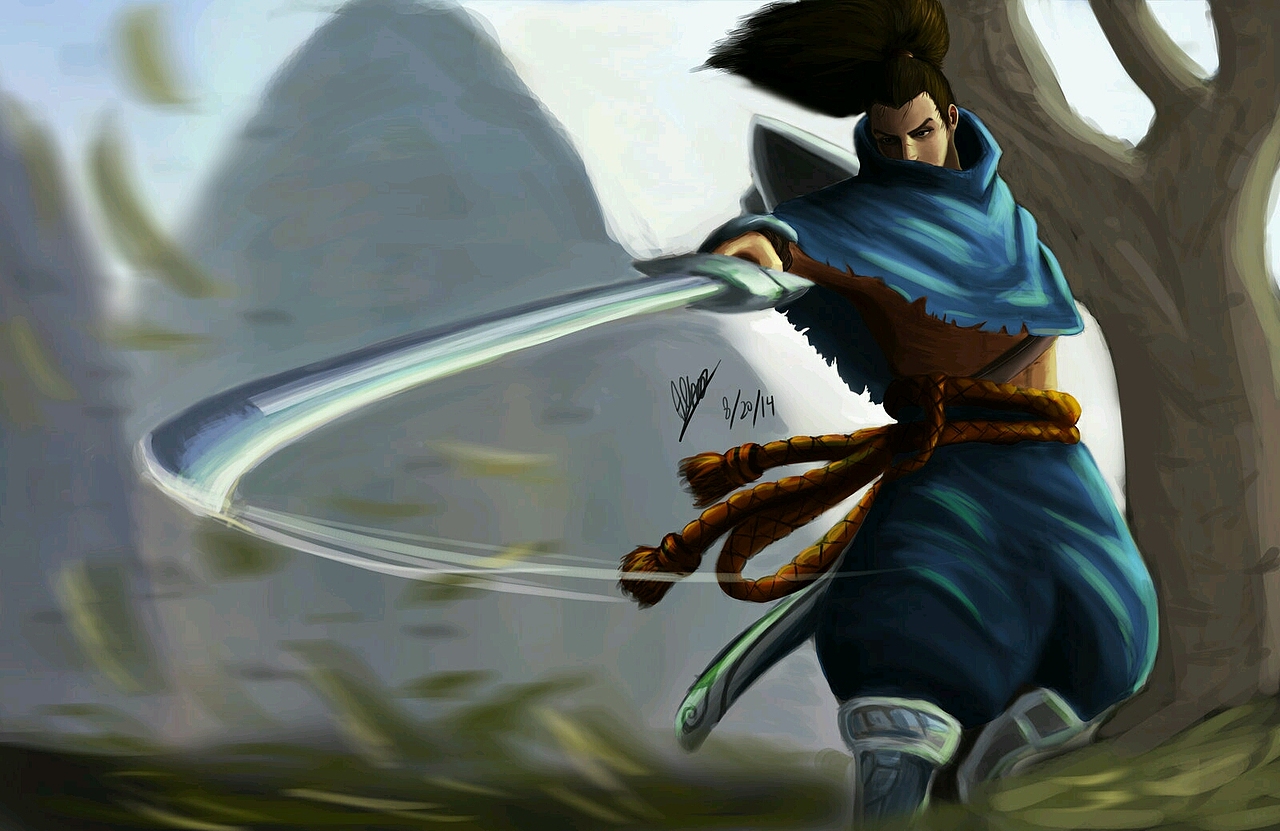 转自国外的大触们的剑豪亚索