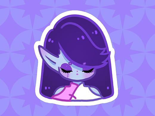 症 主题插画 原创贴纸