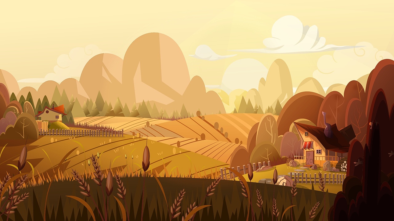 一组矢量动画场景（图ZMjEzOTI1OTI4） - 儿童插画 - 站酷设计师是大磊啊原创素材 - 站酷ZCOOL