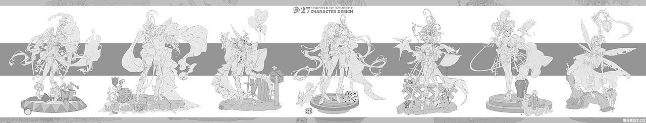 元素动力 | 学员角色设计小稿作业vol.II