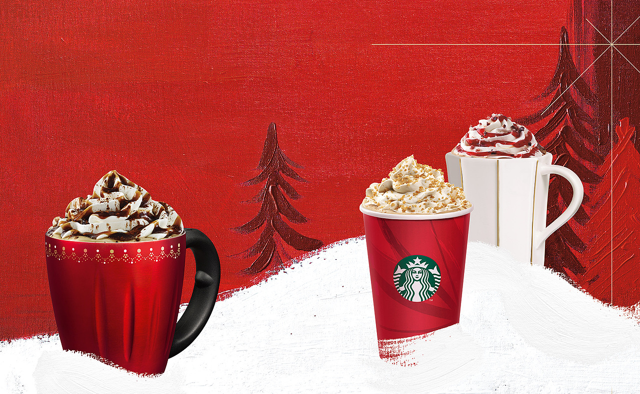 2014年11月份帮Starbucks拍摄广告及产品画册