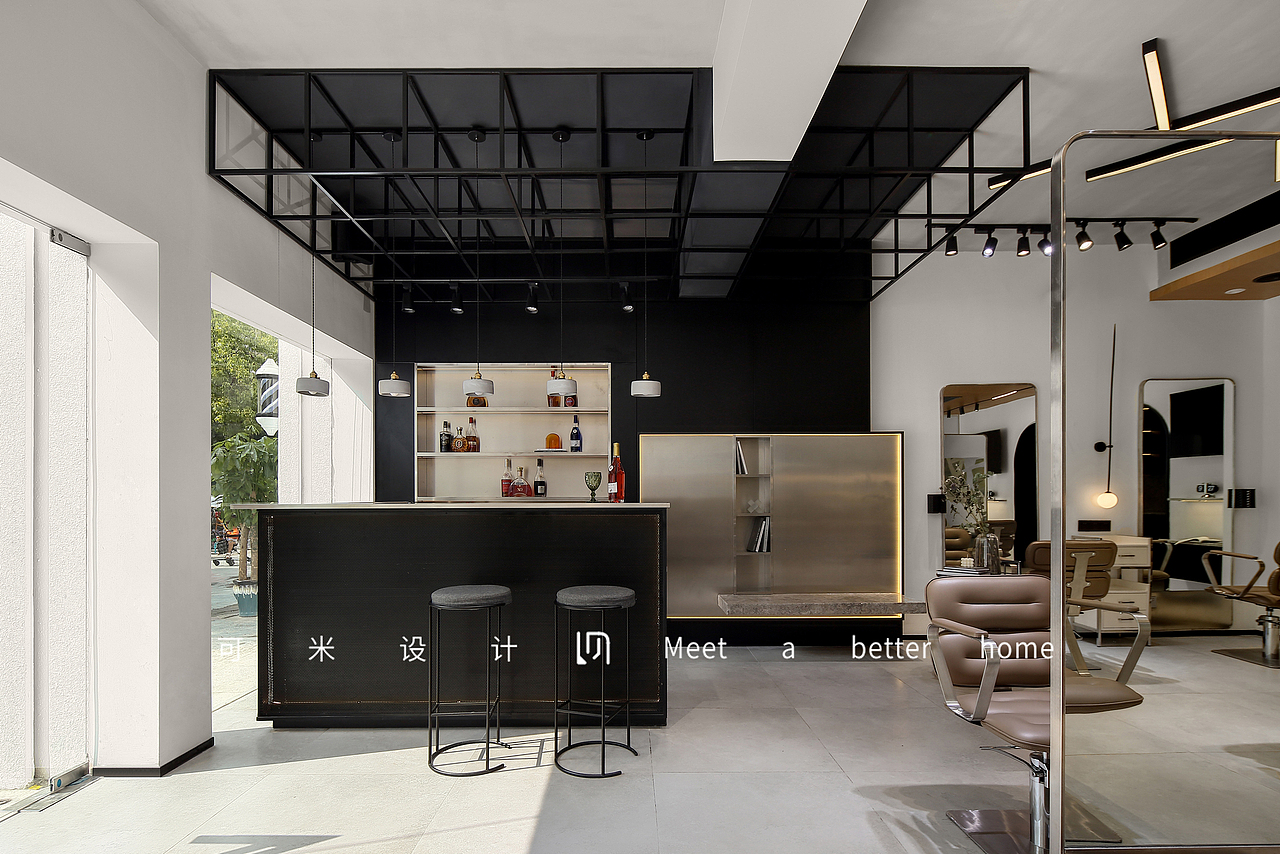 光影层叠镜次展开多维度构建美业空间体验