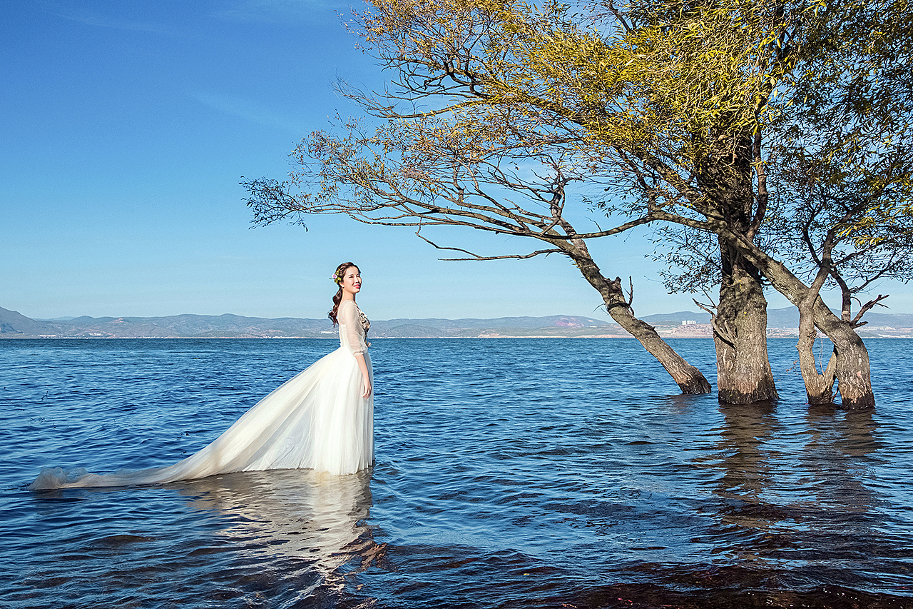 丽江玉龙雪山纯恋婚纱照