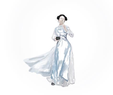 绘画（鼠绘）人物（小姐姐）（图ZMTU1NzEyMzY0） - 商业插画 - 站酷设计师李富安原创素材 - 站酷ZCOOL