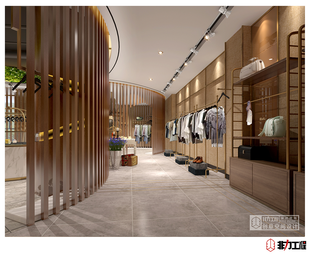 【非力工程·东方明丽服装店】- 案例分享（图ZNzUzNDY0ODQ=） - 家装设计 - 站酷设计师Cc拾叁原创素材 - 站酷ZCOOL