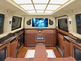 奔驰V260内饰效果图