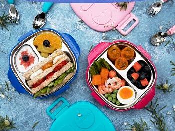 octoto不锈钢童趣餐盒