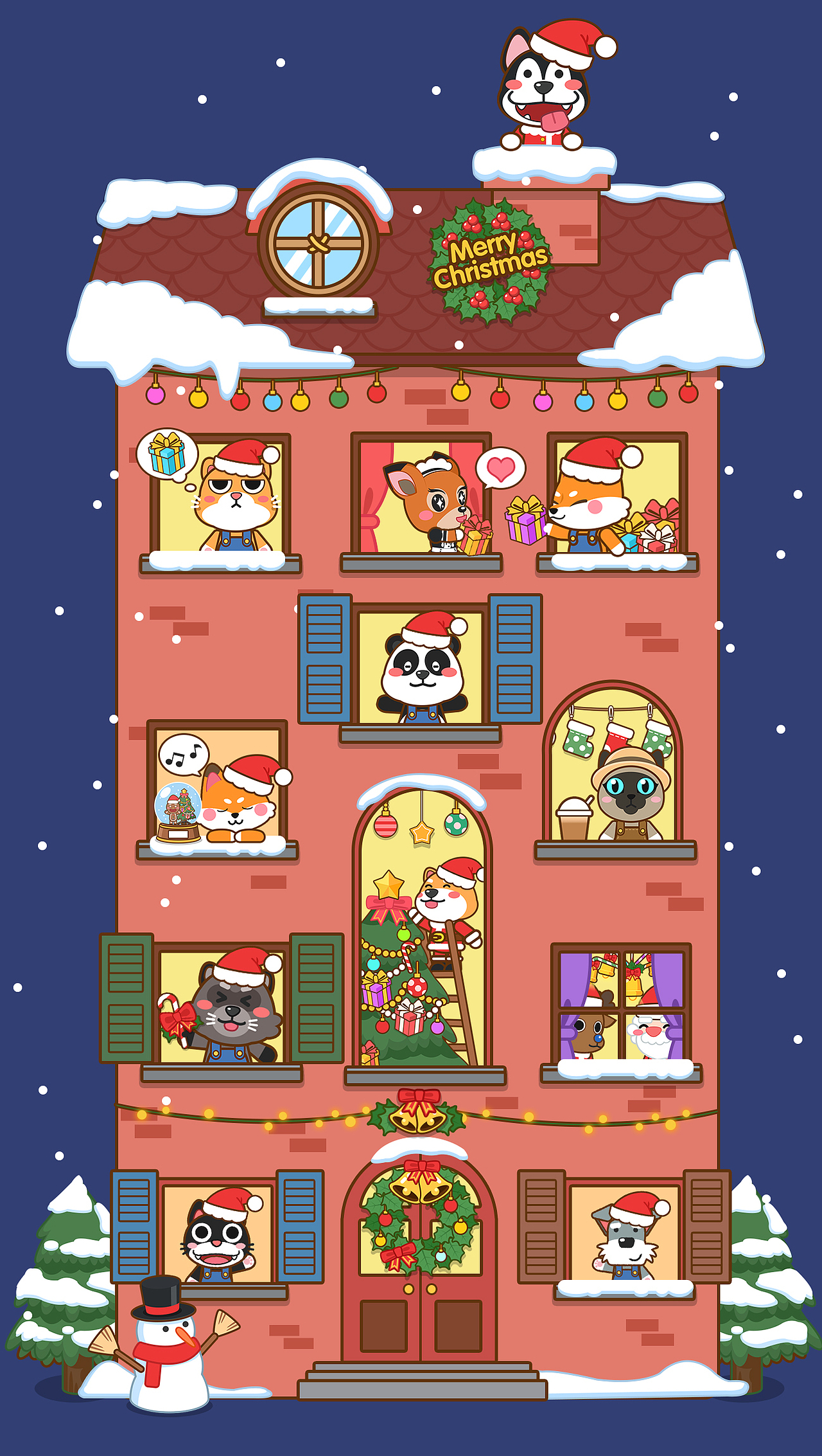 2021圣诞宣传图（图ZMjgzNTk0ODAw） - 游戏原画 - 站酷设计师PEPITA_STUDIO原创素材 - 站酷ZCOOL