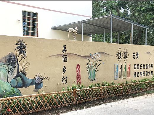 [文化墙]美丽乡村-共建美丽乡村，共享幸福生活。