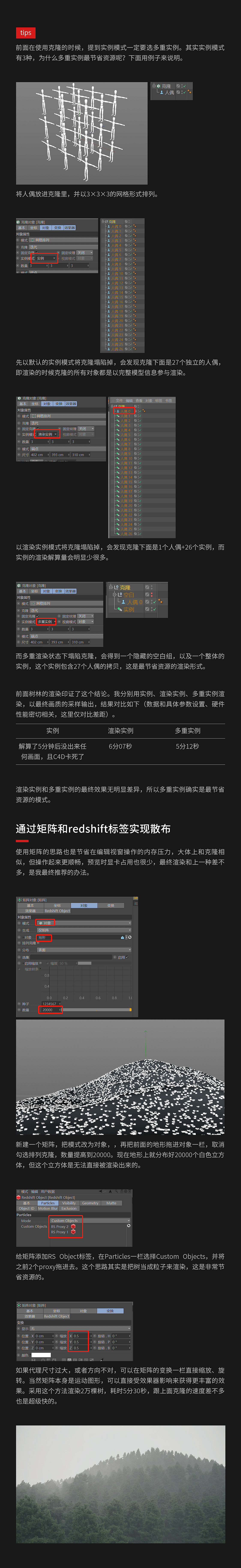 C4D-REDSHIFT学习笔记（三十四）实现散布的2种思路（图ZMjYwMzc2OTU2） - 其他三维 - 站酷设计师Latte12原创素材 - 站酷ZCOOL