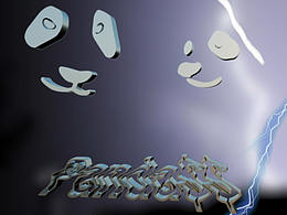 一个很酷炫的金属材质logo