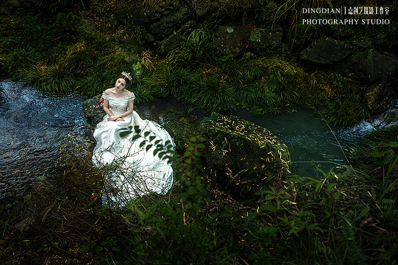 温州丁点创艺摄影最森系婚纱照：仁者爱山 智者爱水 我却爱你［温州.泽雅］（图ZNTM2MTkzNjg=） - 人像摄影 - 站酷设计师丁点创艺摄影原创素材 - 站酷ZCOOL