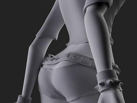 C4D练习-小丑女建模