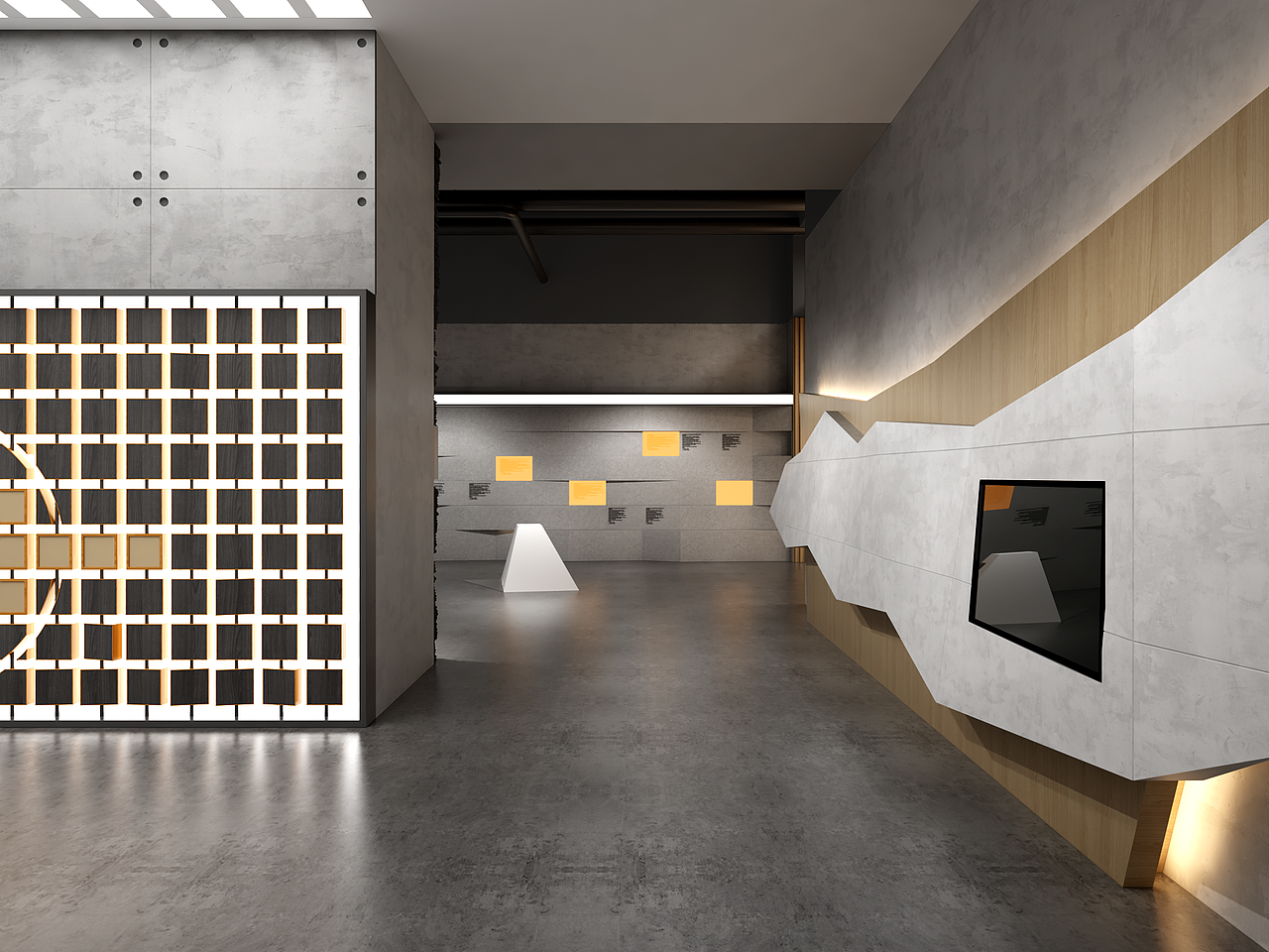 乡政府文化展厅设计