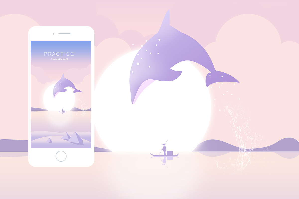 渐变扁平化插画练习（图ZMTEyNzQxMjI0） - 其他UI - 站酷设计师Slive李原创素材 - 站酷ZCOOL