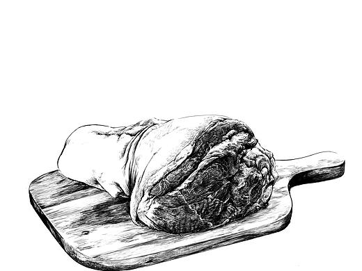 手绘食材