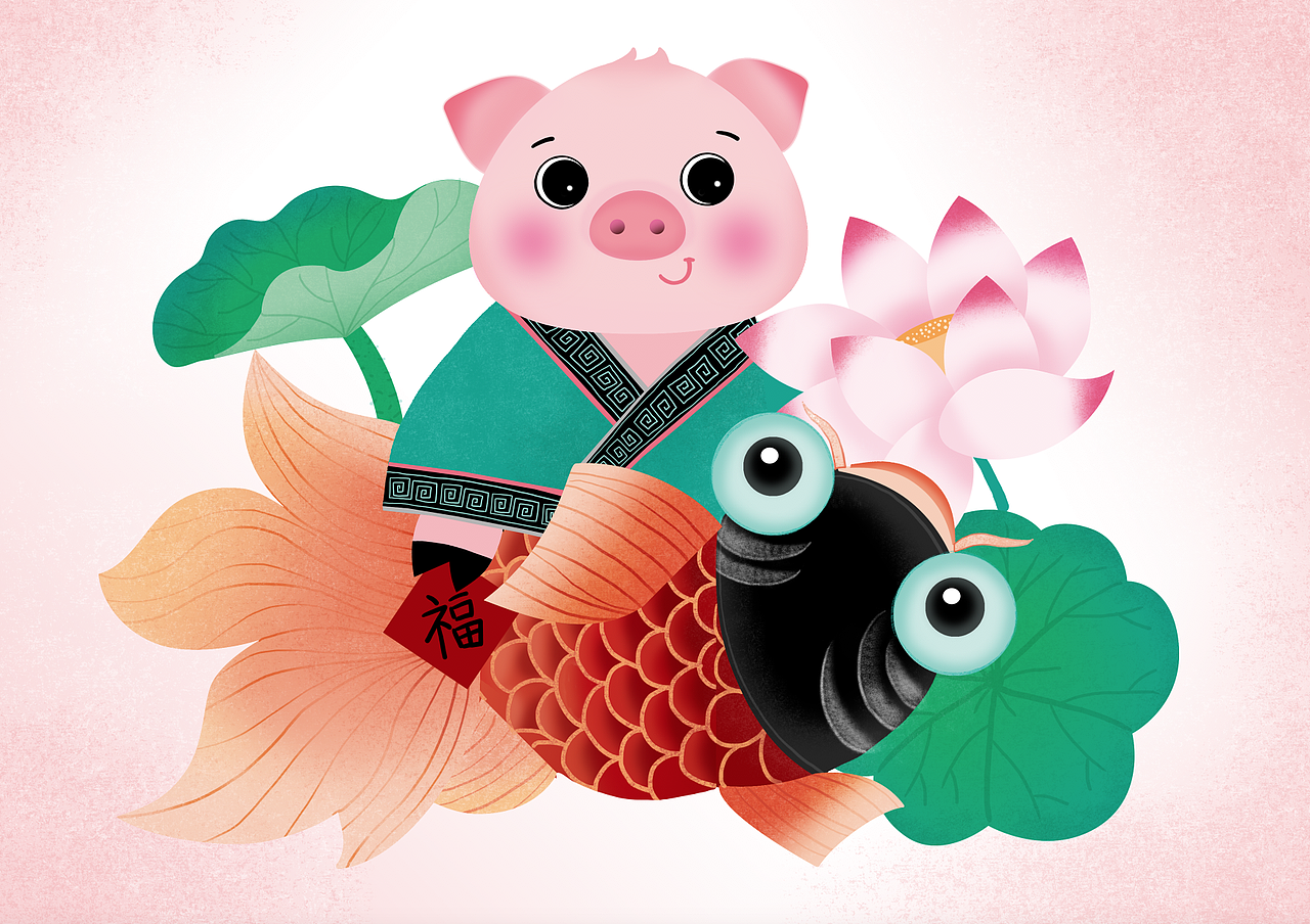 連年有余（圖ZMTczNzkxMzA4） - 其他手工藝 - 站酷設(shè)計師aquaqing原創(chuàng)素材 - 站酷ZCOOL