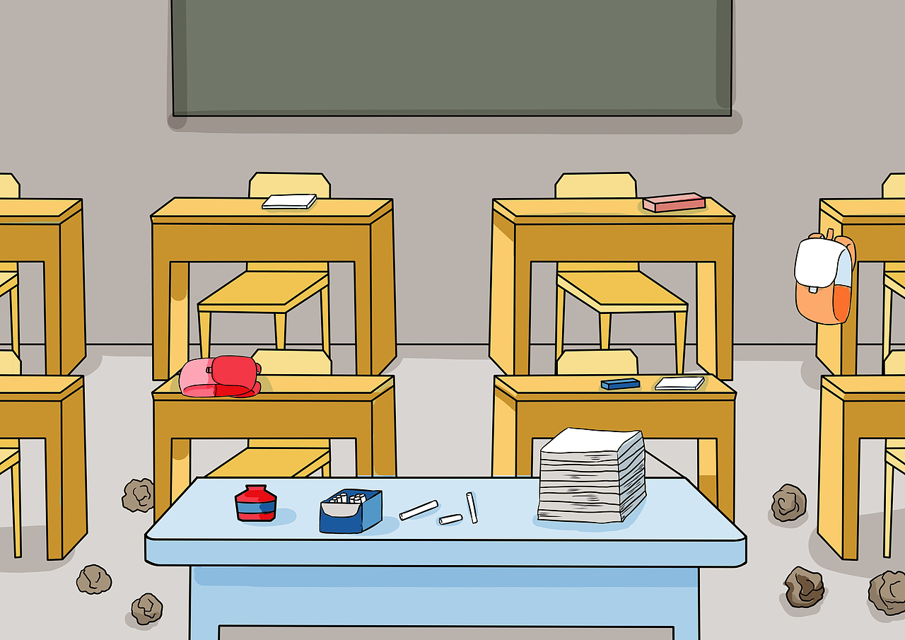 小学课本插图漫画