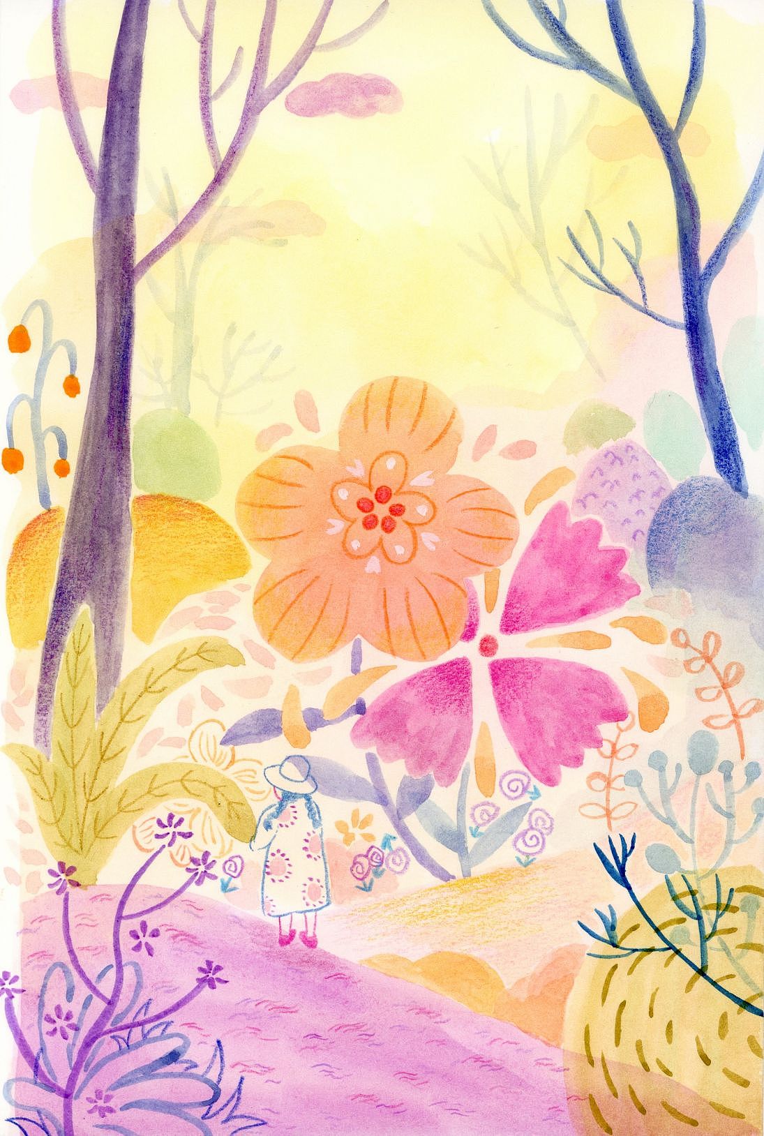 手绘插画合集《万物生长》（图ZMzY5MTc0MTcy） - 儿童插画 - 站酷设计师肉肉lauretta原创素材 - 站酷ZCOOL