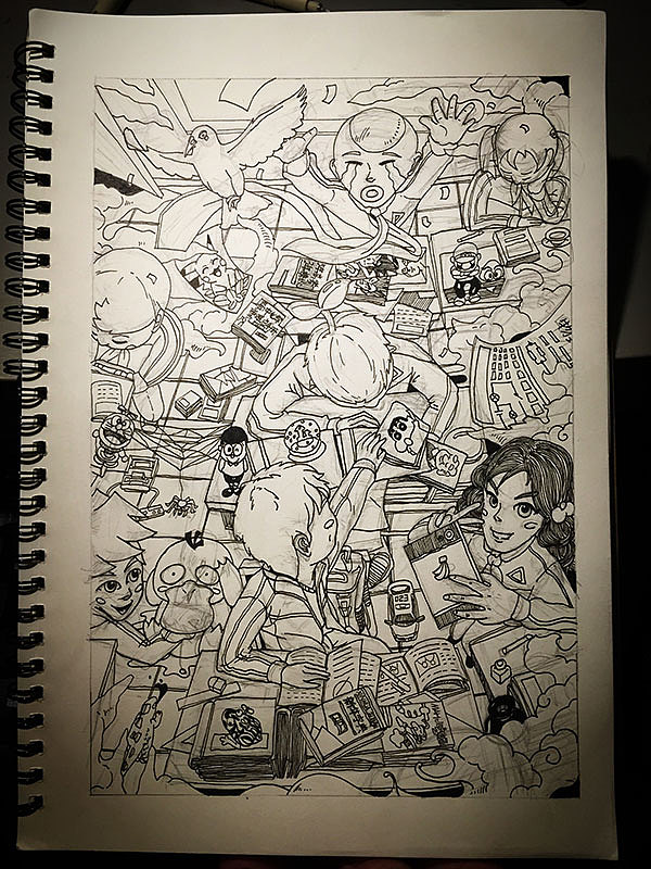 手绘小伙伴们（图ZMzI1NDM2Njg=） - 商业插画 - 站酷设计师熊猫一只hz原创素材 - 站酷ZCOOL