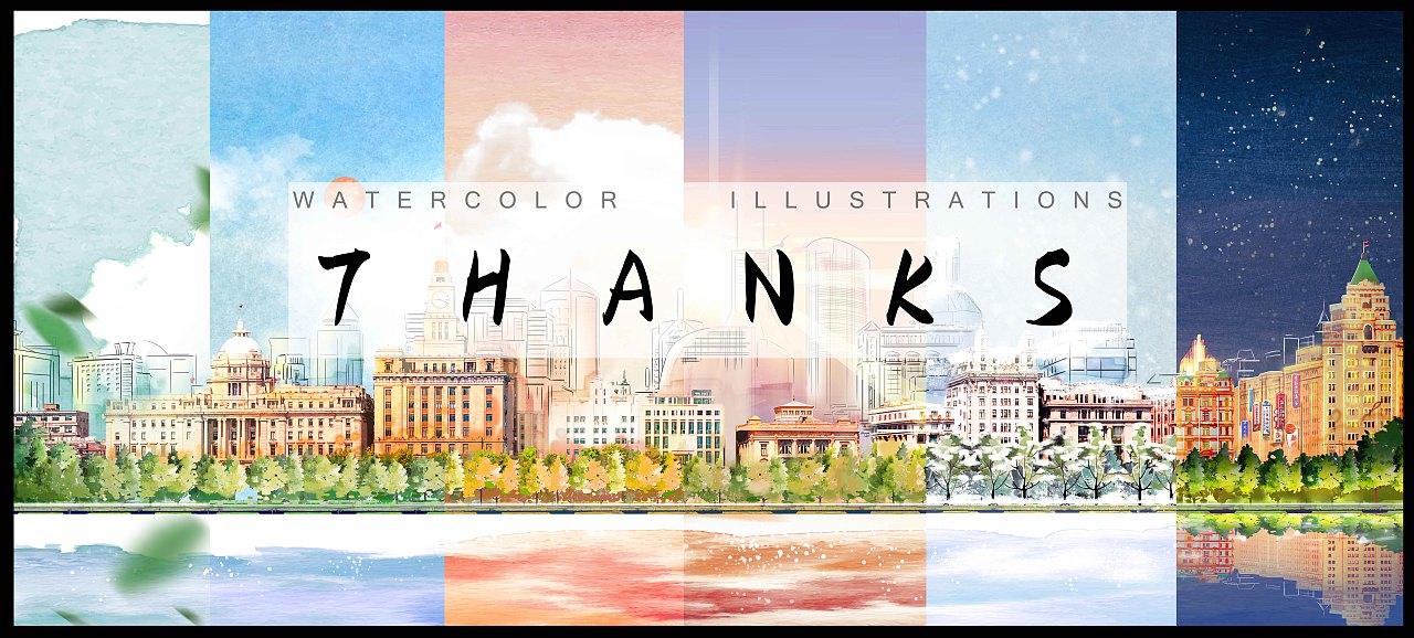 《外滩四季》水彩插画（图ZMjk2MTYxMDM2） - 商业插画 - 站酷设计师生命三文鱼原创素材 - 站酷ZCOOL